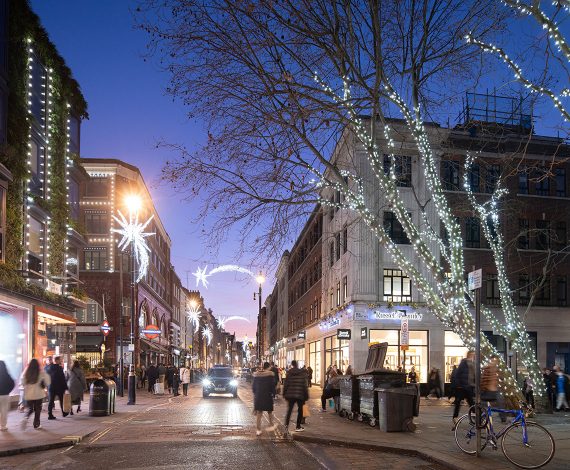 Christmas Lights in the street